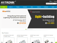 Tablet Screenshot of hytronik.com